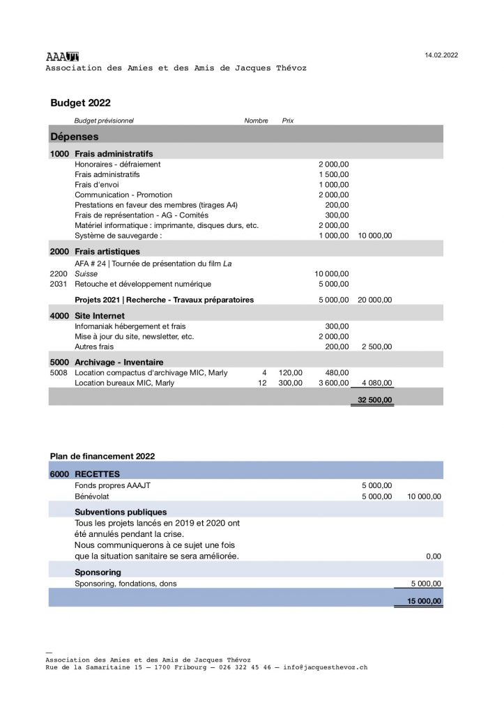 2022_AAAJT_Budget prévisionnel_Plan de financement AG